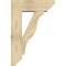 Ekena Millwork Funston Slat Rough Sawn Bracket w/ Offset Brace, Douglas Fir, 8"W x 24"D x 36"H BKT0806X24X36FST06RDF - alternate 4